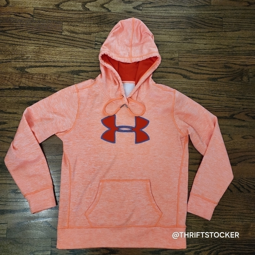 Orange Under Armour hoodie